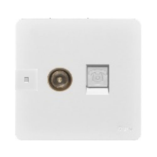 阳光品牌-G9-电视电话插座